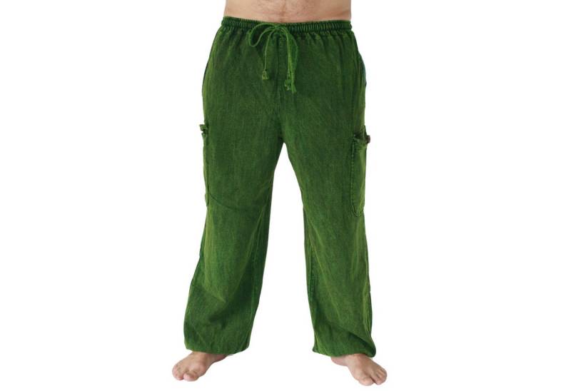PANASIAM Wellnesshose weit geschnittene Cargohose aus 100% Baumwolle Baggy Hose Outdoorhose lässige Jogginghose lockere Relaxhose Freizeithose lange Loungehose von PANASIAM