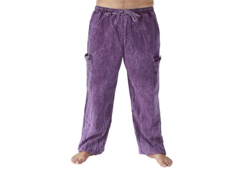 PANASIAM Cargohose weit geschnittene Cargohose aus 100% Baumwolle Baggy Hose Outdoorhose lässige Jogginghose lockere Relaxhose Freizeithose lange Loungehose von PANASIAM