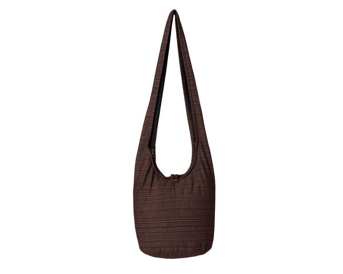 PANASIAM Wickeltasche Schulterbeutel Lini Beuteltasche aus 100% Baumwolle Schultertasche, In 2 Größen auch als Strandtasche Yogatasche oder Handtasche nutzbar von PANASIAM