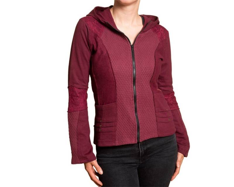 PANASIAM Wolljacke Damenjacke mit Strickverzierung von PANASIAM