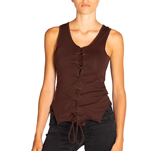 PANASIAM Women Top Akali 4625 Cotton M in Brown von PANASIAM