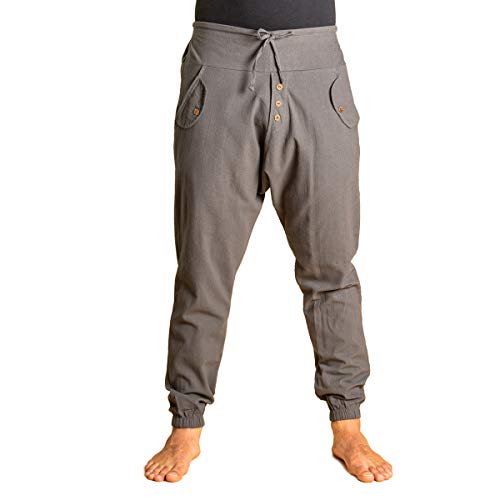 PANASIAM Yogipants 01, Cotton, Grey, L von PANASIAM