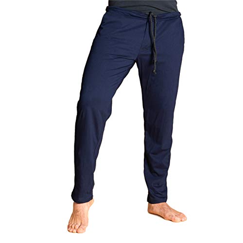 PANASIAM Yoga Trousers, Cotton, Dark Blue, L von PANASIAM