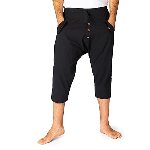 PANASIAM Yogi Shorts, Unisex, Black, L von PANASIAM