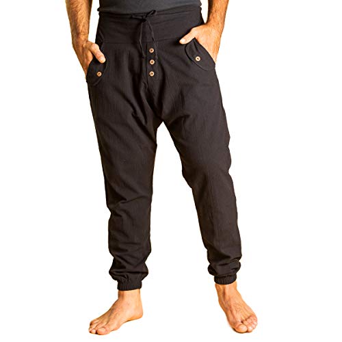 PANASIAM Yogipants 01, Cotton, Black, M von PANASIAM