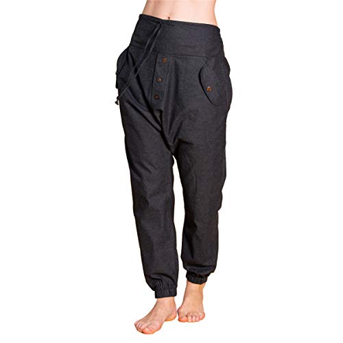 PANASIAM Yogipants 02, Cotton, Black L von PANASIAM