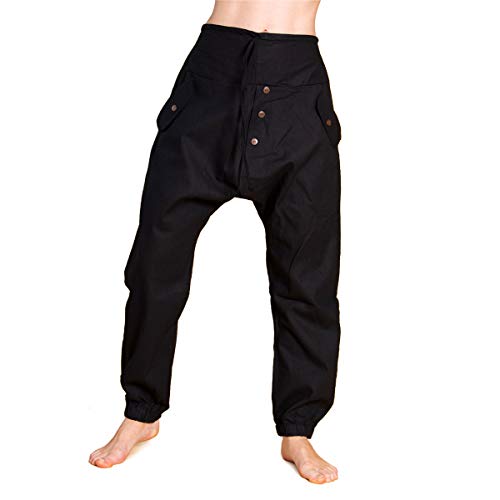 PANASIAM Yogipants 03, Cotton, Black L von PANASIAM