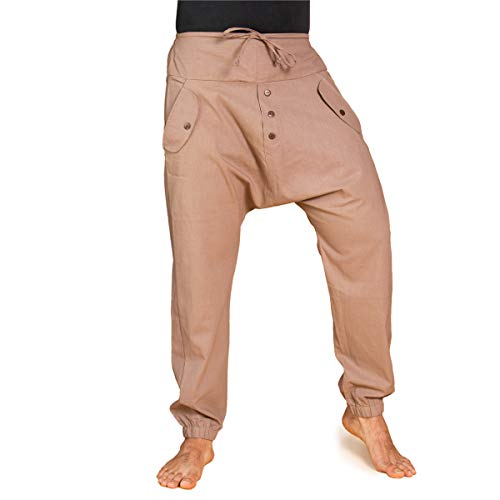 PANASIAM Yogipants 03, Cotton, beige L von PANASIAM