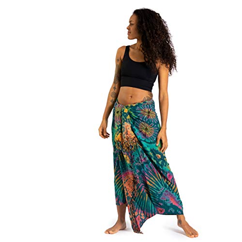PANASIAM Sarong tiedye turquoise multicolor, 190x116cm von PANASIAM