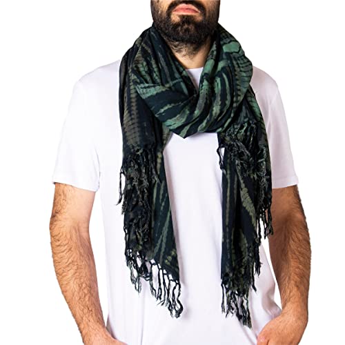 PANASIAM tiedye Scarf CT08 darkgreen, 190x116cm PANASIAM tiedye Scarf CT08 darkgreen, 190x116cm von PANASIAM