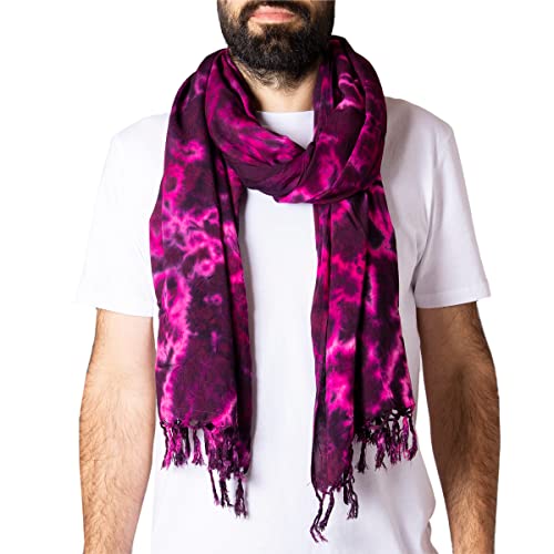 PANASIAM tiedye Scarf Lila, 190x116cm von PANASIAM