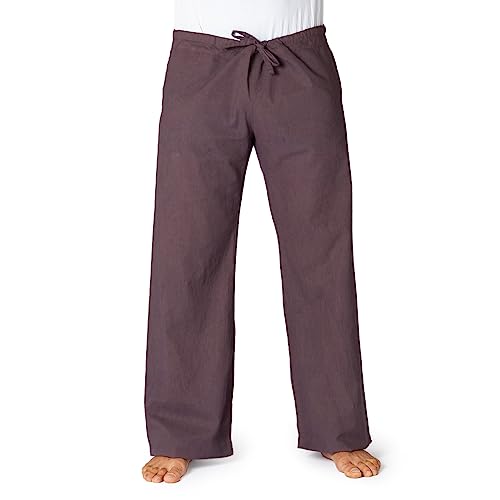 PANASIAM Cloth Trousers, Grey Brown, M von PANASIAM