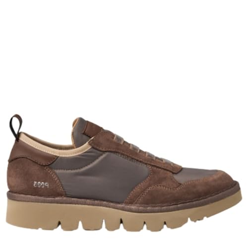PANCHIC GEMÜTLICH Y ELEGANMTE Zapatilla Mann P05 NAYLON-Serraje Ebony Talla Numeric_42 von PANCHIC