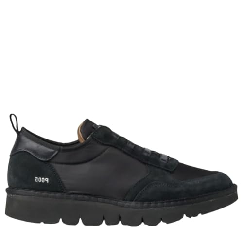 PANCHIC GEMÜTLICH Y Elegante Zapatilla Damen P05 NAYLON-Serraje SCHWARZ Talla Numeric_37 von PANCHIC