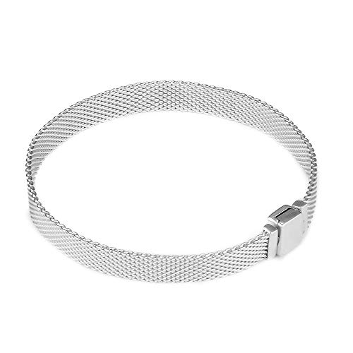 PANDOCCI 2018 Herbst 925 Silber Reflexionen Frauen Armbänder DIY passt für Original Pandora Armbänder Charme Modeschmuck (18CM) von PANDOCCI