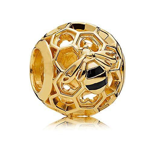 PANDOCCI 2018 New Spring Honeybee Glanz Perlen 925 Silber DIY Passend für Ursprüngliche Pandora Armbänder Charm Modeschmuck PANDOCCI 2018 New Spring Honeybee Glanz Perlen 925 Silber DIY Passend für Ursprüngliche Pandora Armbänder Charm Modeschmuck von PANDOCCI