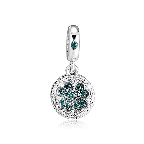 PANDOCCI 2019 Frühling Blendend Glücklich Kleeblatt Hängende Perle 925 Silber DIY Passt für Original Pandora Armbänder Charme Modeschmuck PANDOCCI 2019 Frühling Blendend Glücklich Kleeblatt Hängende Perle 925 Silber DIY Passt für Original Pandora Armbänder Charme Modeschmuck von PANDOCCI