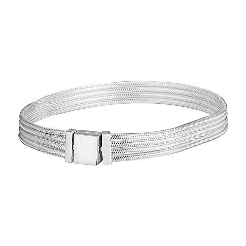 PANDOCCI 2019 frühling reflexionen Multi Schlangenkette Armband 925 Silber DIY Passt für Ursprüngliche Pandora Armbänder Charme Modeschmuck (16CM) von PANDOCCI