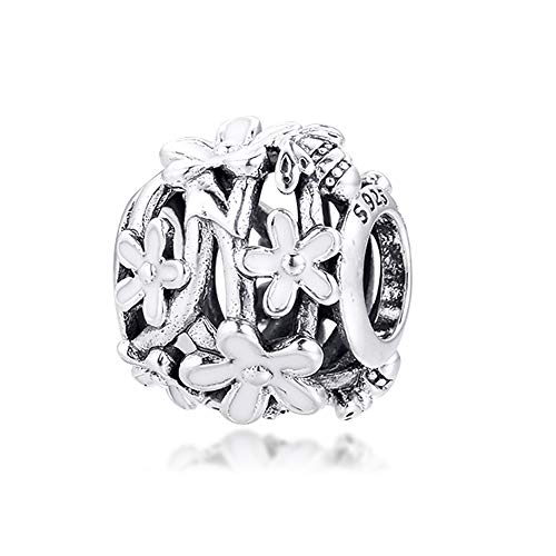 PANDOCCI 2020 Frühling weiße Gänseblümchen Blume Perle 925 Silber DIY passt für Original Pandora Armbänder Charme Modeschmuck PANDOCCI 2020 Frühling weiße Gänseblümchen Blume Perle 925 Silber DIY passt für Original Pandora Armbänder Charme Modeschmuck von PANDOCCI