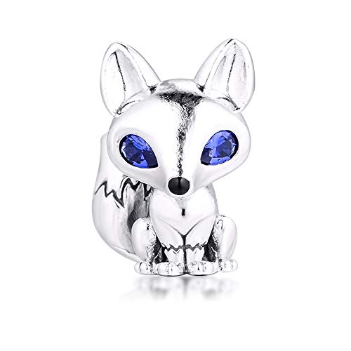 PANDOCCI 2020 Vorherbst blauäugiges Fuchs Tier Perle 925 Silber DIY Passend für Original Pandora Armbänder Charme Modeschmuck PANDOCCI 2020 Vorherbst blauäugiges Fuchs Tier Perle 925 Silber DIY Passend für Original Pandora Armbänder Charme Modeschmuck von PANDOCCI