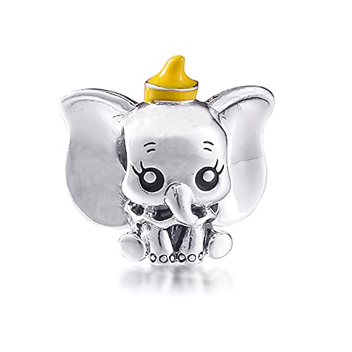 PANDOCCI 2021 Muttertagsgeschenk Dumbo Perle 925 Silber DIY Passend für Original Pandora Armbänder Charm Modeschmuck von PANDOCI