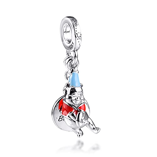 PANDOCCI 2021 Muttertagsgeschenk Winnie the Pooh Geburtstag baumeln Bead 925 Silber DIY Passt für Original Pandora Armbänder Charme Modeschmuck von PANDOCI