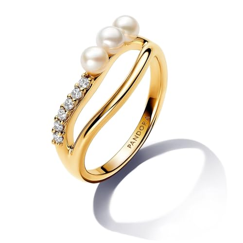 PANDORA 14k Gold-plated unique metal blend Pearl Mixed stone White 163258C01 PANDORA 14k Gold-plated unique metal blend Pearl Mixed stone White 163258C01 von PANDORA