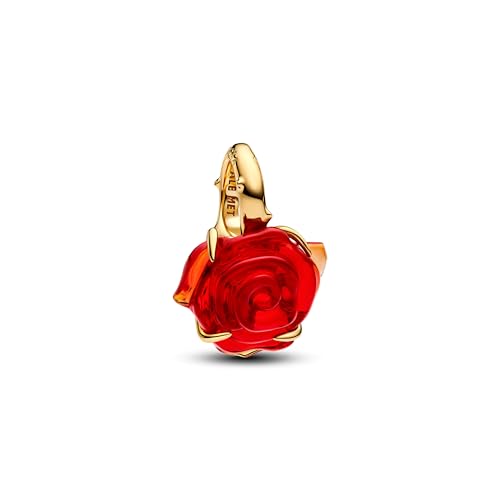 PANDORA Charm-Anhänger Goldfarben Disney Die Schöne und das Biest 764018C01 von PANDORA
