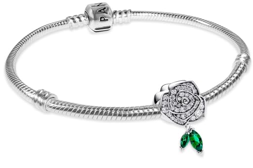 Pandora Damen-Armband Silber Funkelnde Blühende Rose Starter-Set 68317-19 19 cm Pandora Damen-Armband Silber Funkelnde Blühende Rose Starter-Set 68317-19 19 cm von Pandora