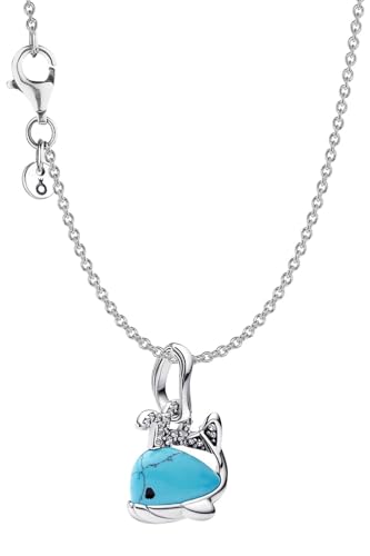 PANDORA Damen-Halskette Silber Geschenkset Wal 28907 von PANDORA