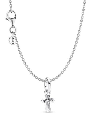 PANDORA Damen-Kette Funkelndes Kreuz Silber 68324-45 45 cm PANDORA Damen-Kette Funkelndes Kreuz Silber 68324-45 45 cm von PANDORA