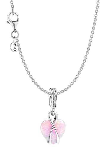 PANDORA Damen-Kette Mum Opalisierendes Herz Geschenkset Silber 68303 PANDORA Damen-Kette Mum Opalisierendes Herz Geschenkset Silber 68303 von PANDORA