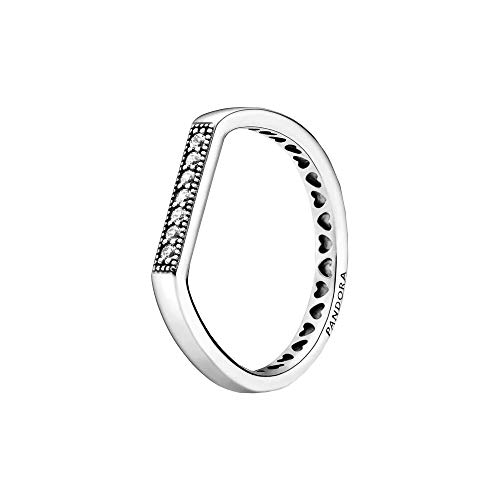 PANDORA Funkelnder Stacking-Ring Sterling-Silber in Silber Größe 48 PANDORA Funkelnder Stacking-Ring Sterling-Silber in Silber Größe 48 von PANDORA