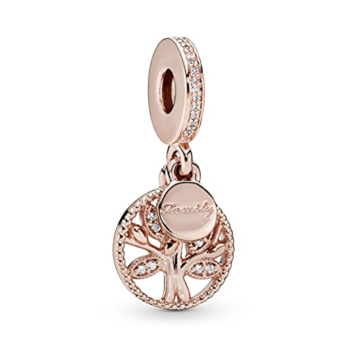 PANDORA Funkelnder Stammbaum Charm-Anhänger mit Cubic Zirkonia in 14 Karat rosévergoldete Metalllegierung Moments Collection PANDORA Funkelnder Stammbaum Charm-Anhänger mit Cubic Zirkonia in 14 Karat rosévergoldete Metalllegierung Moments Collection von PANDORA