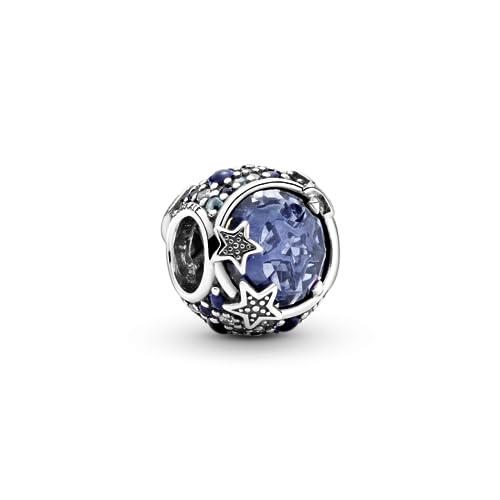 PANDORA Himlische blaue funkelnde Sterne Charm aus Sterling Silber mit Kristallen und Zirkonia Steinchen - 799209C01 PANDORA Himlische blaue funkelnde Sterne Charm aus Sterling Silber mit Kristallen und Zirkonia Steinchen - 799209C01 von PANDORA