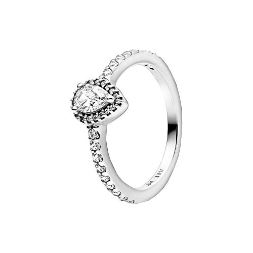 PANDORA Klassischer Tropfen-Strahlenkranz Ring Silber Größe 52 PANDORA Klassischer Tropfen-Strahlenkranz Ring Silber Größe 52 von PANDORA