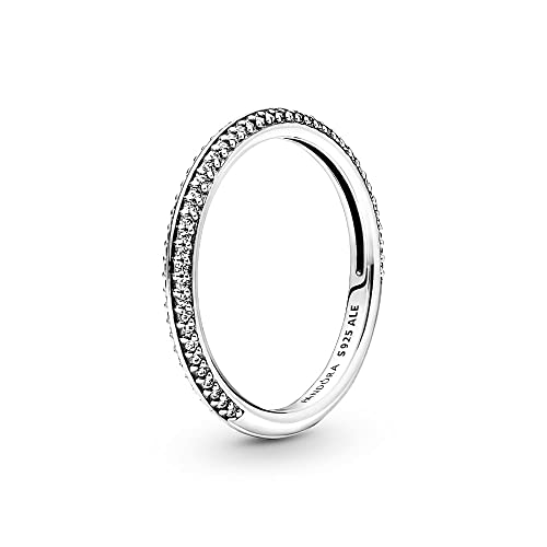 PANDORA ME Ring "Pavé" silber, Zirkonia 199679C01 48 von PANDORA