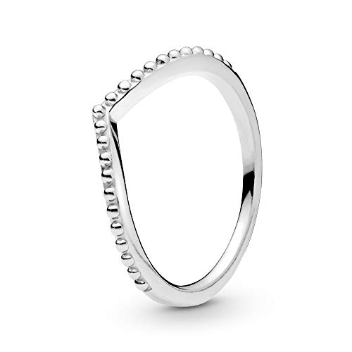 PANDORA Ring Perlenförmiger Wunsch Gr 48 von PANDORA