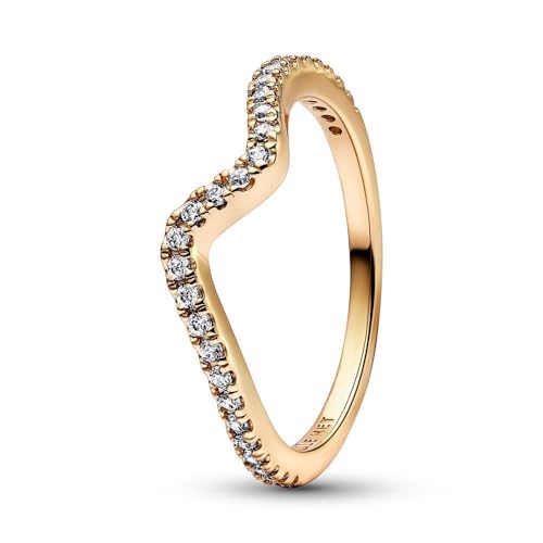 PANDORA Sparkling Wave Ring 162539C01-48 von PANDORA