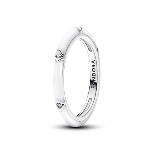 PANDORA Sterling silver Enamel Cubic Zirconia White 193089C01-44 von PANDORA