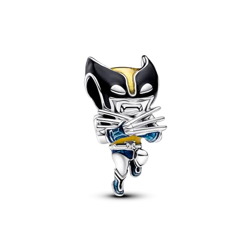 PANDORA Moments Marvel Wolverine Charm aus Sterling Silber, Kompatibel Moments Armbändern, 793359C01 PANDORA Moments Marvel Wolverine Charm aus Sterling Silber, Kompatibel Moments Armbändern, 793359C01 von PANDORA