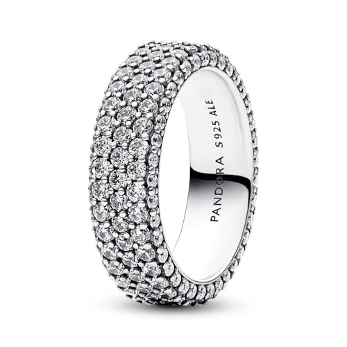 PANDORA Timeless Pavé Triple-row Ring 192634C01-60 von PANDORA