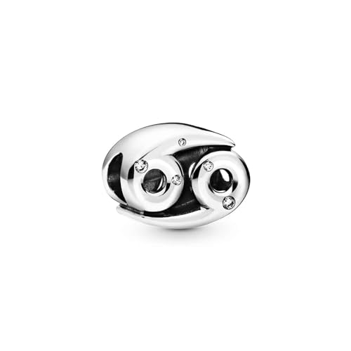Cancer sterling silver charm with clear cubic zirconia von Pandora