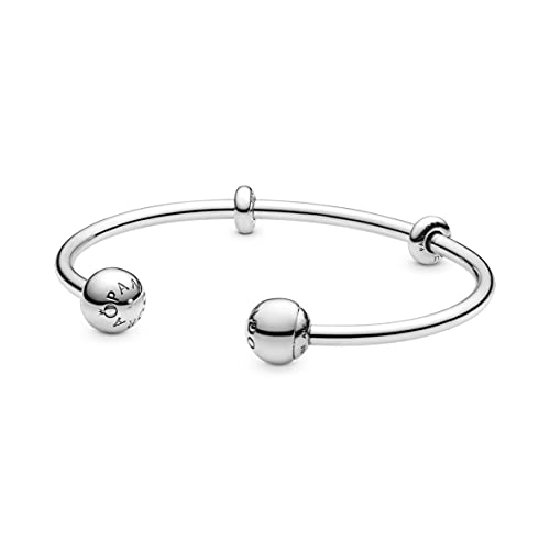 PANDORA Moments Offener Armreif, 596477-3 19cm, Silber von PANDORA