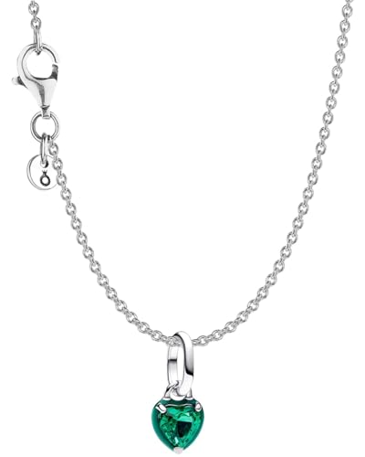 PANDORA Damen-Kette Silber Grünes Chakra-Herz Set 68568 PANDORA Damen-Kette Silber Grünes Chakra-Herz Set 68568 von PANDORA