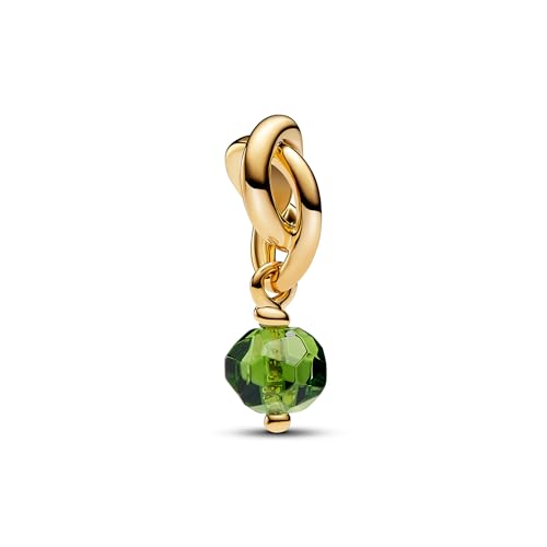 PANDORA Moments Facettierter frühlingsgrüner Ewigkeitskreis Charm-Anhänger aus Sterling Silber mit vergoldeter Metalllegierung und Kristall, Kompatibel Moments Armbänder, 763462C08 PANDORA Moments Facettierter frühlingsgrüner Ewigkeitskreis Charm-Anhänger aus Sterling Silber mit vergoldeter Metalllegierung und Kristall, Kompatibel Moments Armbänder, 763462C08 von PANDORA