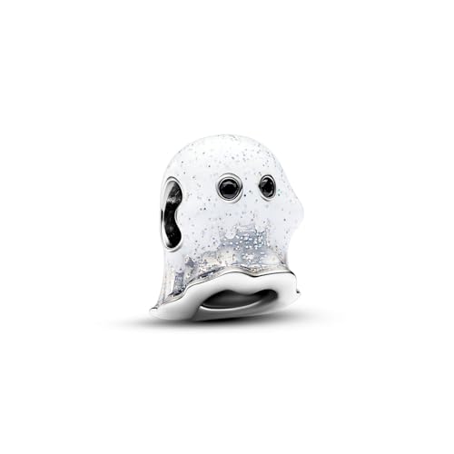 PANDORA Moments Im Dunkeln leuchtendes Boo, das Gespenst Charm aus Sterling Silber mit künstlichem Kristall, Kompatibel Moments Armbänder, 793404C01 PANDORA Moments Im Dunkeln leuchtendes Boo, das Gespenst Charm aus Sterling Silber mit künstlichem Kristall, Kompatibel Moments Armbänder, 793404C01 von PANDORA