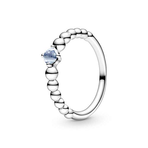 Pandora Sterling silver ring with water blue crystal Pandora Sterling silver ring with water blue crystal von PANDORA