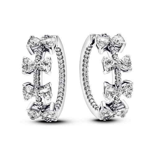 Pandora Timeless Funkelnde Schleifen-Reihe Ohrringe aus Sterling Silber mit Zirkonia, 293545C01 von PANDORA