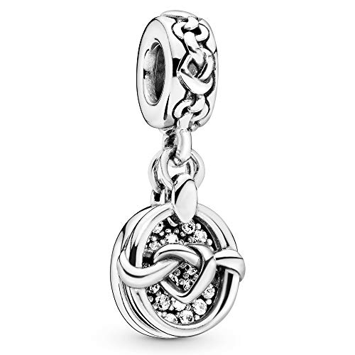 Pandora hearts silver dangle with clear cubic zirconia von PANDORA